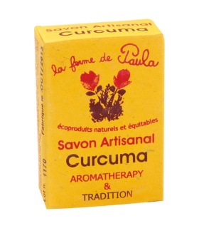 Savon Ayurvédique au Curcuma - La ferme de Paula