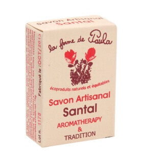 Savon Ayurvédique au Santal - La Ferme de Paula